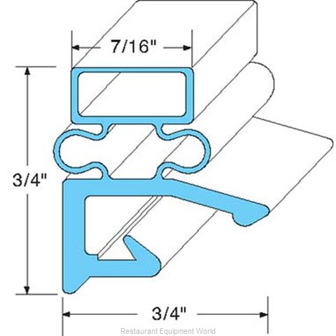 All Points 74-1104 Refrigerator, Door Gasket