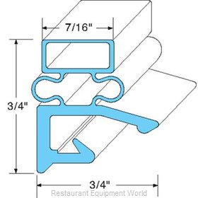 All Points 74-1104 Refrigerator, Door Gasket