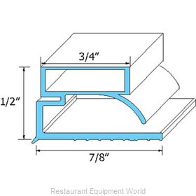 All Points 74-1105 Refrigerator, Door Gasket