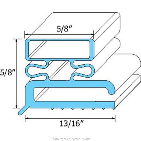 All Points 74-1111 Refrigerator, Door Gasket