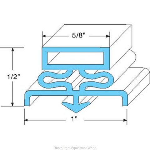 All Points 74-1114 Refrigerator, Door Gasket