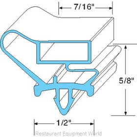 All Points 74-1118 Refrigerator, Door Gasket