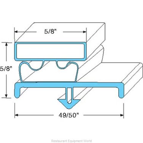 All Points 74-1121 Refrigerator, Door Gasket