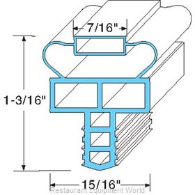 All Points 74-1145 Refrigerator, Door Gasket