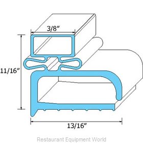 All Points 74-1147 Refrigerator, Door Gasket