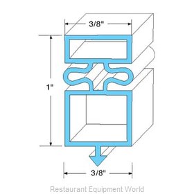 All Points 74-1152 Refrigerator, Door Gasket