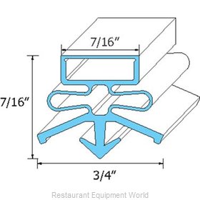 All Points 74-1153 Refrigerator, Door Gasket