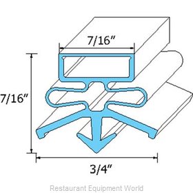 All Points 74-1156 Refrigerator, Door Gasket