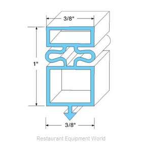 All Points 74-1157 Refrigerator, Door Gasket