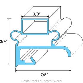 All Points 74-1158 Refrigerator, Door Gasket