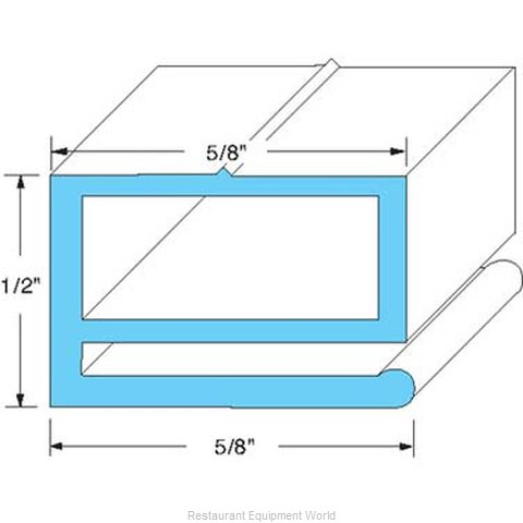 All Points 74-1162 Refrigerator, Door Gasket