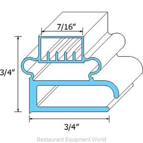 All Points 74-1168 Refrigerator, Door Gasket