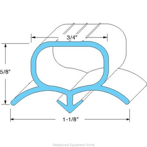 All Points 74-1172 Refrigerator, Door Gasket