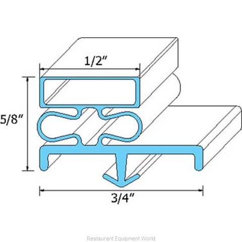 All Points 74-1174 Refrigerator, Door Gasket