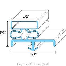 All Points 74-1174 Refrigerator, Door Gasket