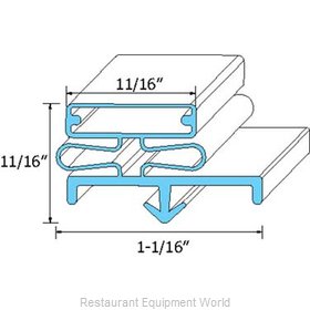 All Points 74-1176 Refrigerator, Door Gasket