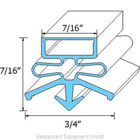 All Points 74-1179 Refrigerator, Door Gasket