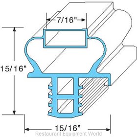 All Points 74-1184 Refrigerator, Door Gasket