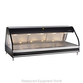 Alto-Shaam ED2-72-BLK Display Case, Heated Deli, Countertop