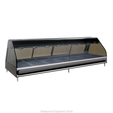 Alto-Shaam ED2-96/PL-BLK Display Case, Heated Deli, Countertop