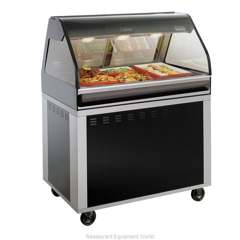 Alto-Shaam EU2SYS-48-BLK Display Case, Heated Deli, Floor Model