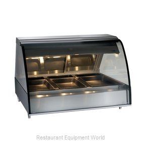 Alto-Shaam TY2-48-BLK Display Case, Heated Deli, Countertop