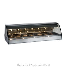 Alto-Shaam TY2-96-BLK Display Case, Heated Deli, Countertop