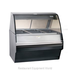 Alto-Shaam TY2SYS-48-BLK Display Case, Heated Deli, Floor Model