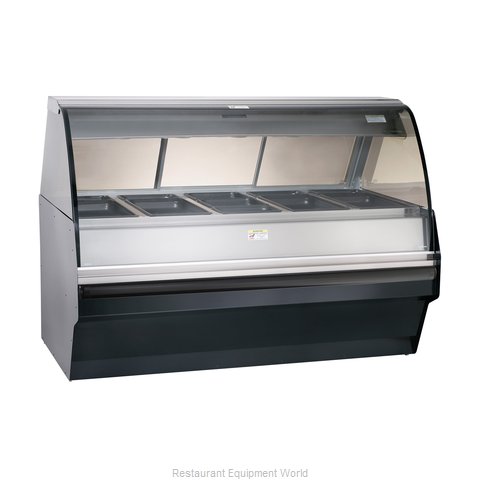 Alto-Shaam TY2SYS-72/P-BLK Display Case, Heated Deli, Floor Model