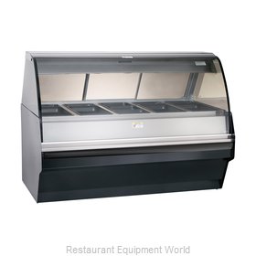 Alto-Shaam TY2SYS-72/PL-BLK Display Case, Heated Deli, Floor Model