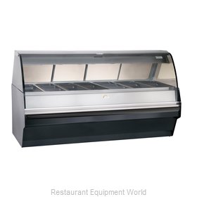 Alto-Shaam TY2SYS-96/PR-BLK Display Case, Heated Deli, Floor Model