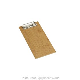 American Metalcraft CB15 9 x 15 1/2 Espresso Wood Clipboard Menu