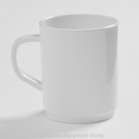 American Metalcraft DM10WH Mug, Plastic
