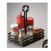 Organizador de Condimentos, para la Mesa
 <br><span class=fgrey12>(American Metalcraft FWC68 Condiment Caddy, Rack Only)</span>