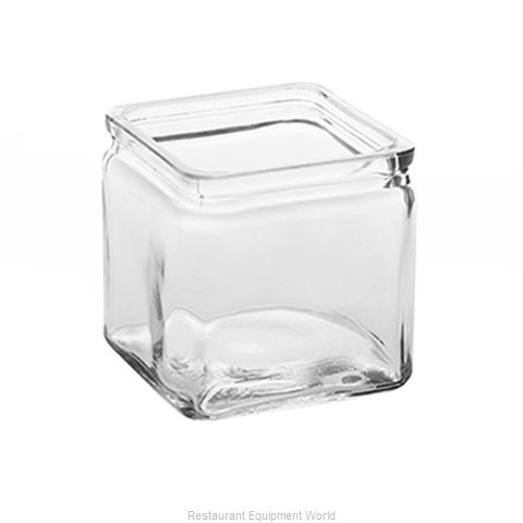 American Metalcraft GJ24 Storage Jar / Ingredient Canister, Glass (Magnified)