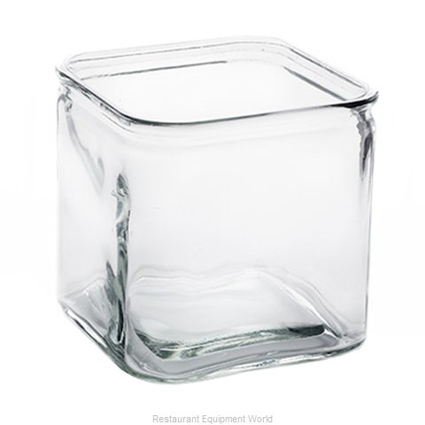 American Metalcraft GJ72 Storage Jar / Ingredient Canister, Glass (Magnified)
