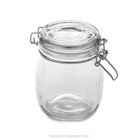 American Metalcraft HMJ5 Storage Jar / Ingredient Canister, Glass