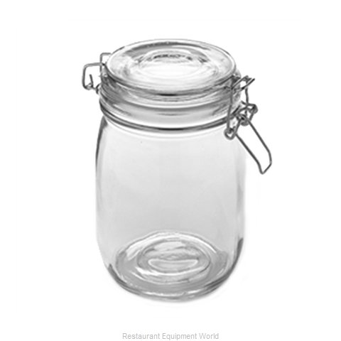 American Metalcraft HMJ6 Storage Jar / Ingredient Canister, Glass