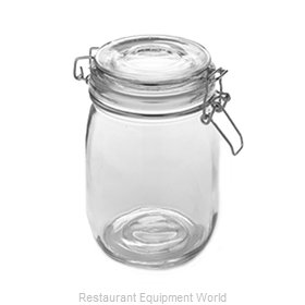 American Metalcraft HMJ6 Storage Jar / Ingredient Canister, Glass