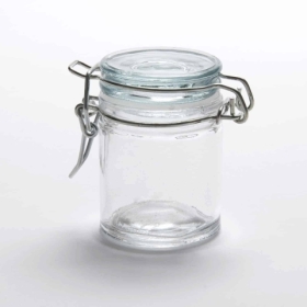 American Metalcraft HMMJ1 Storage Jar / Ingredient Canister, Glass