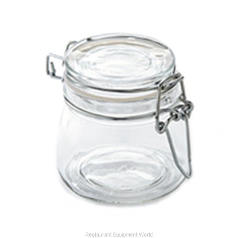 American Metalcraft HMMJ5 Storage Jar / Ingredient Canister, Glass