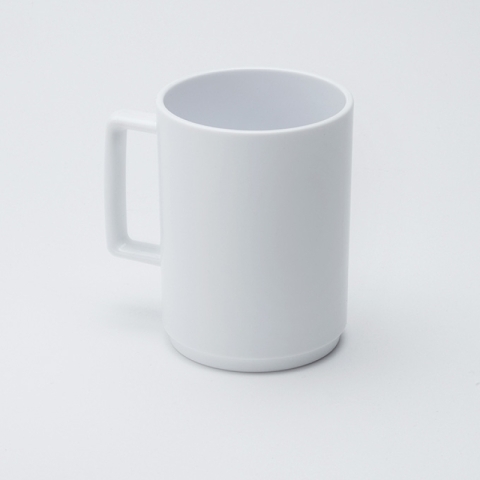 American Metalcraft MM12WH Mug, Plastic