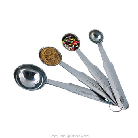 American Metalcraft MSSR74 Measuring Spoons (Magnified)
