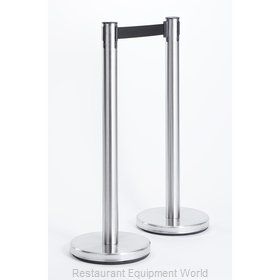 American Metalcraft RBSS Crowd Control Stanchion Post, Retractable