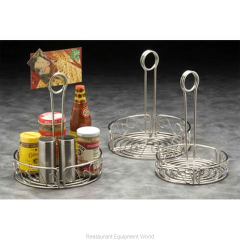 American Metalcraft SSCC7 Condiment Caddy, Rack Only (Magnified)