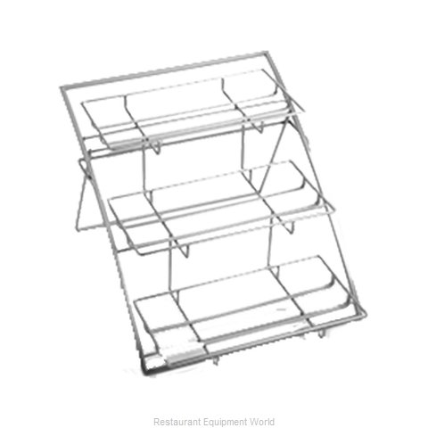American Metalcraft TASLG Display Stand, Tiered (Magnified)