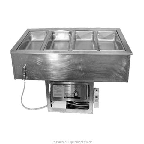 APW Wyott CHDT-3 Hot / Cold Food Well Unit, Drop-In, Electric