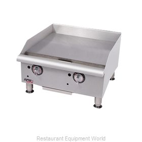 APW Wyott GGM-24S Griddle, Gas, Countertop