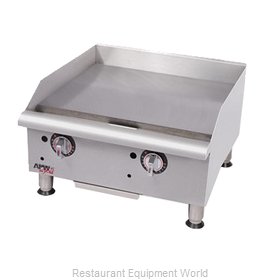 APW Wyott GGT-24S Griddle, Gas, Countertop