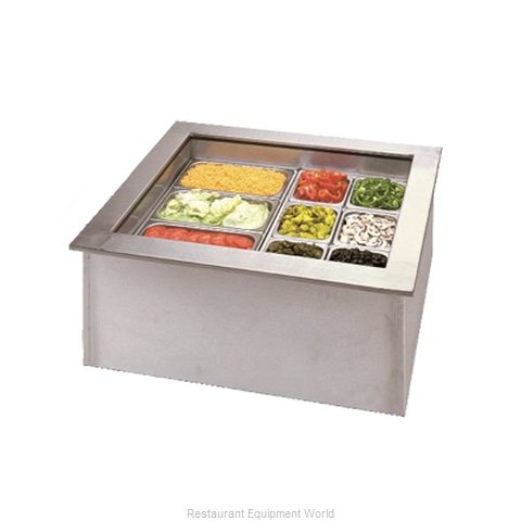 APW Wyott ICP-100 Cold Food Well Unit, Drop-In, Ice-Cooled